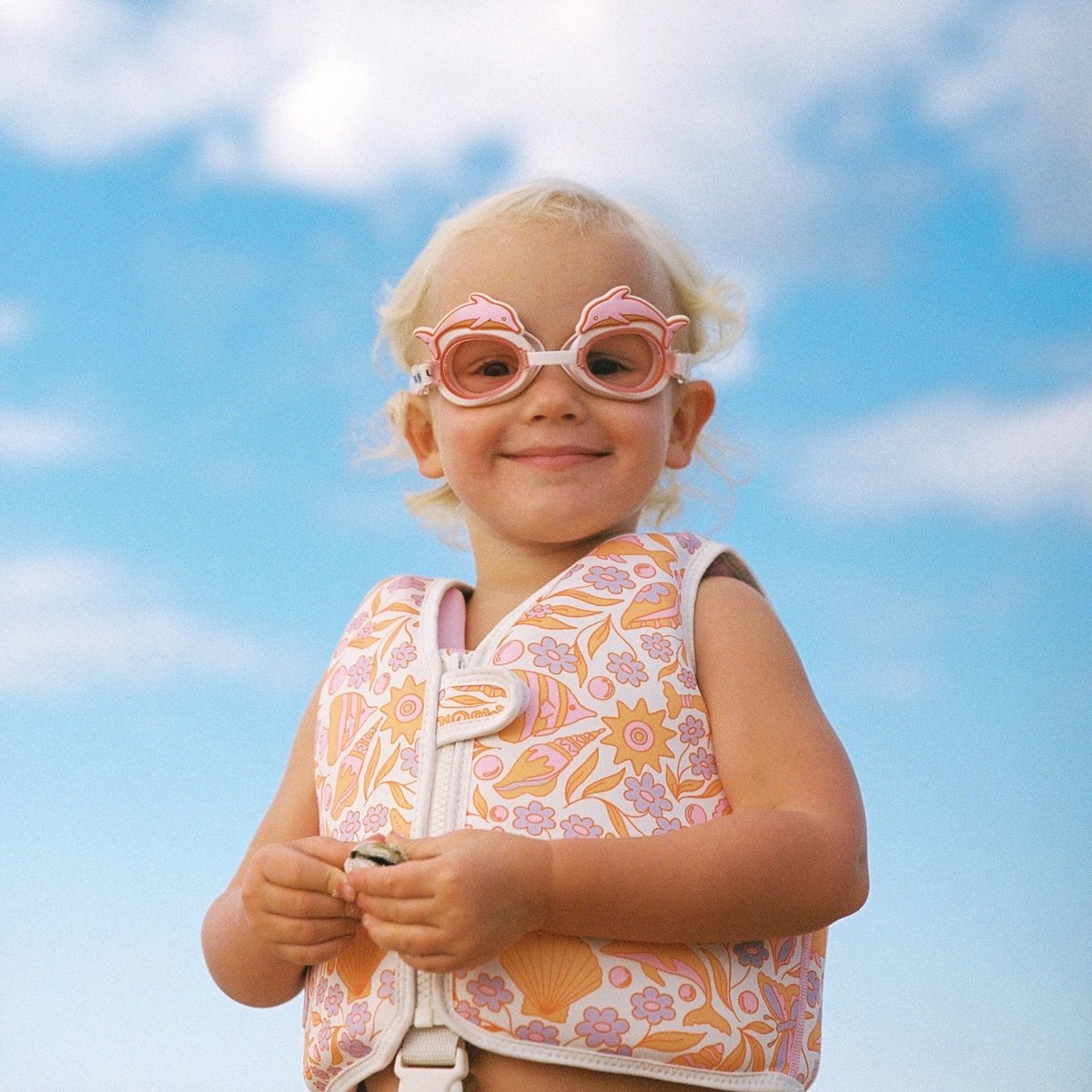 Kids Swim Goggles - Ocean Magic Pink