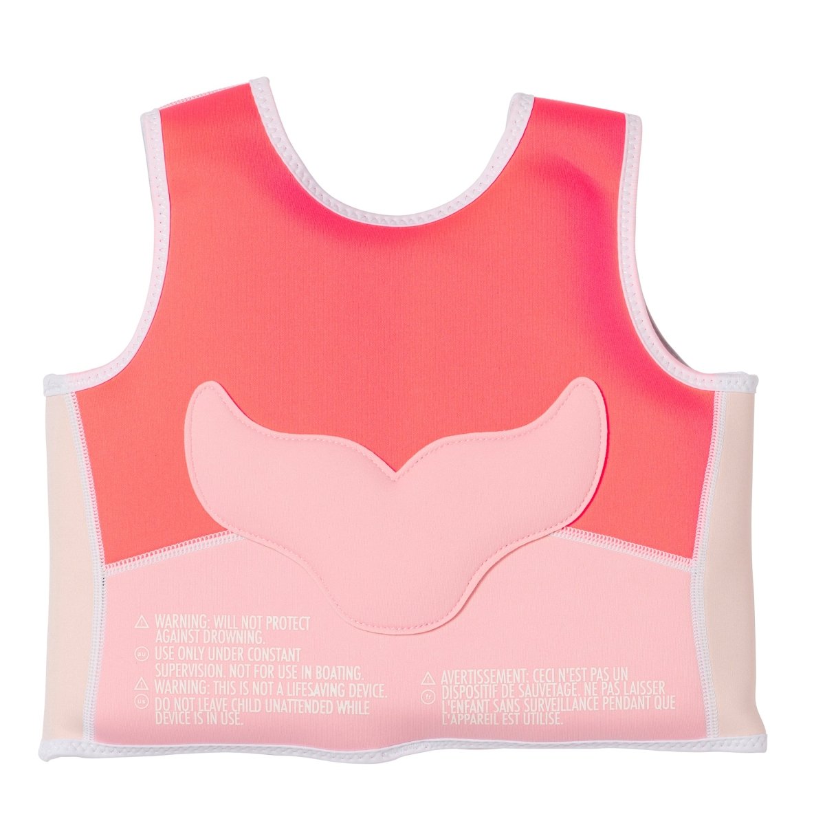 Kids Swim Vest 2-3 - Melody The Mermaid Pink