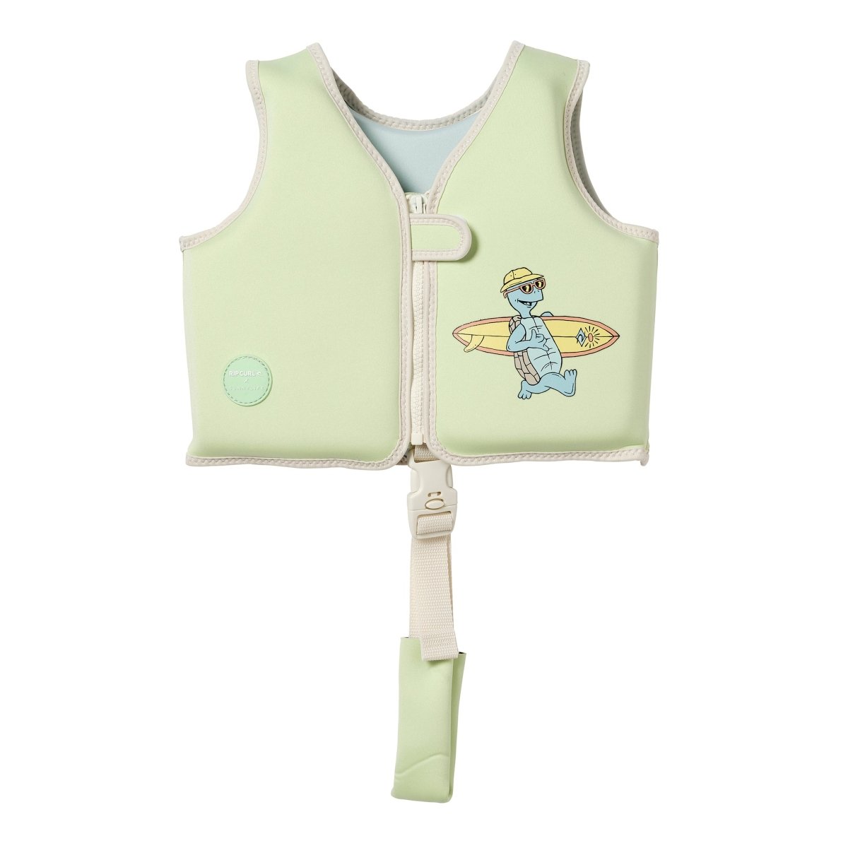 Kids Swim Vest 2-3 - Shred Turtle Green