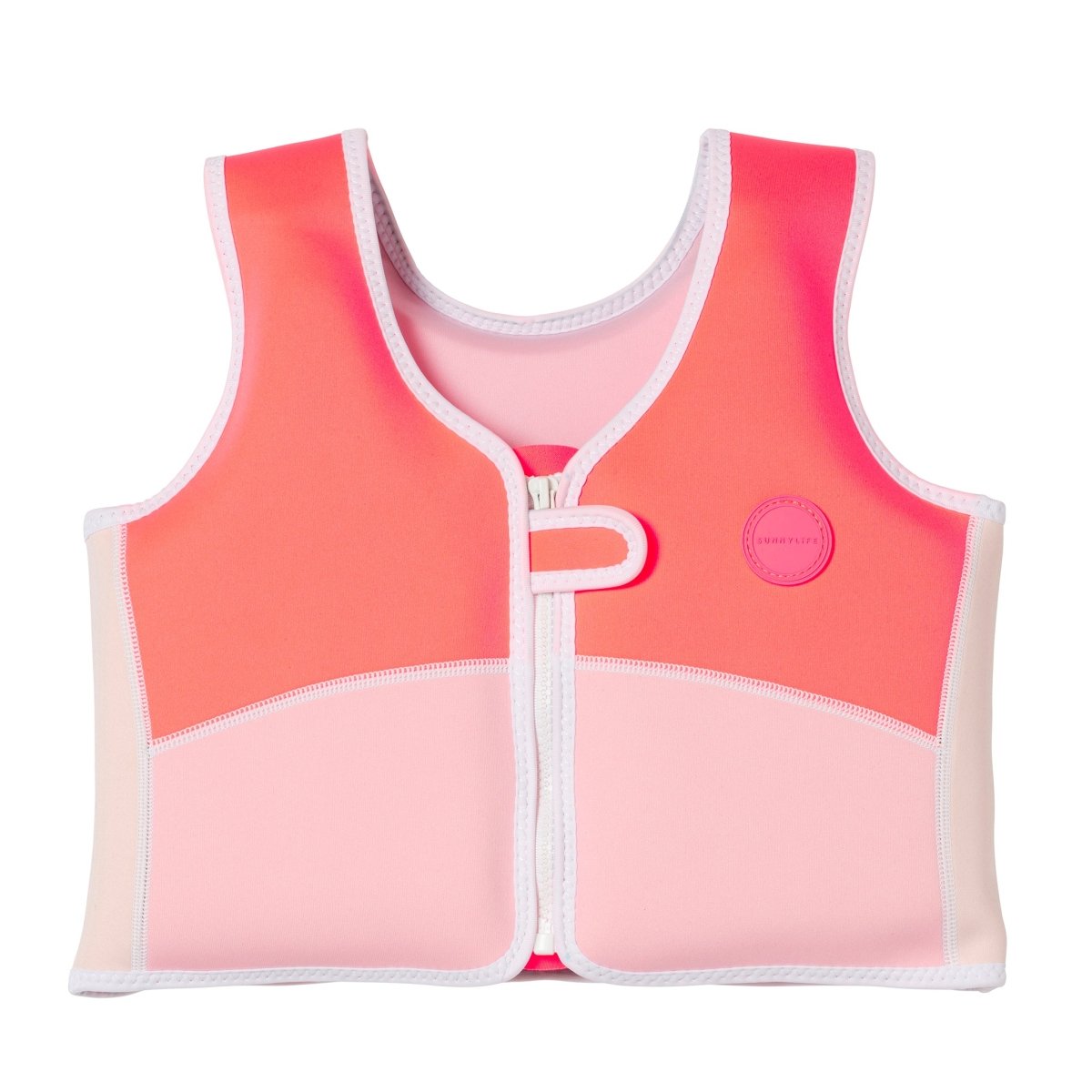 Kids Swim Vest 3-6 - Melody The Mermaid Pink