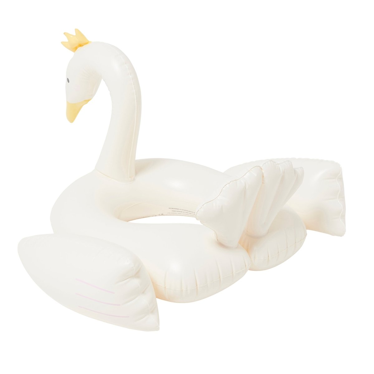 Kids Tube Pool Ring - Princess Swan Cream