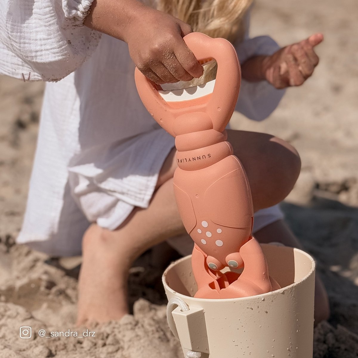 Lobster Sand Claws - Coral