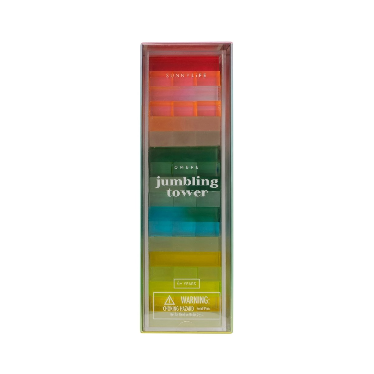 Lucite Jumbling Tower - Ombre