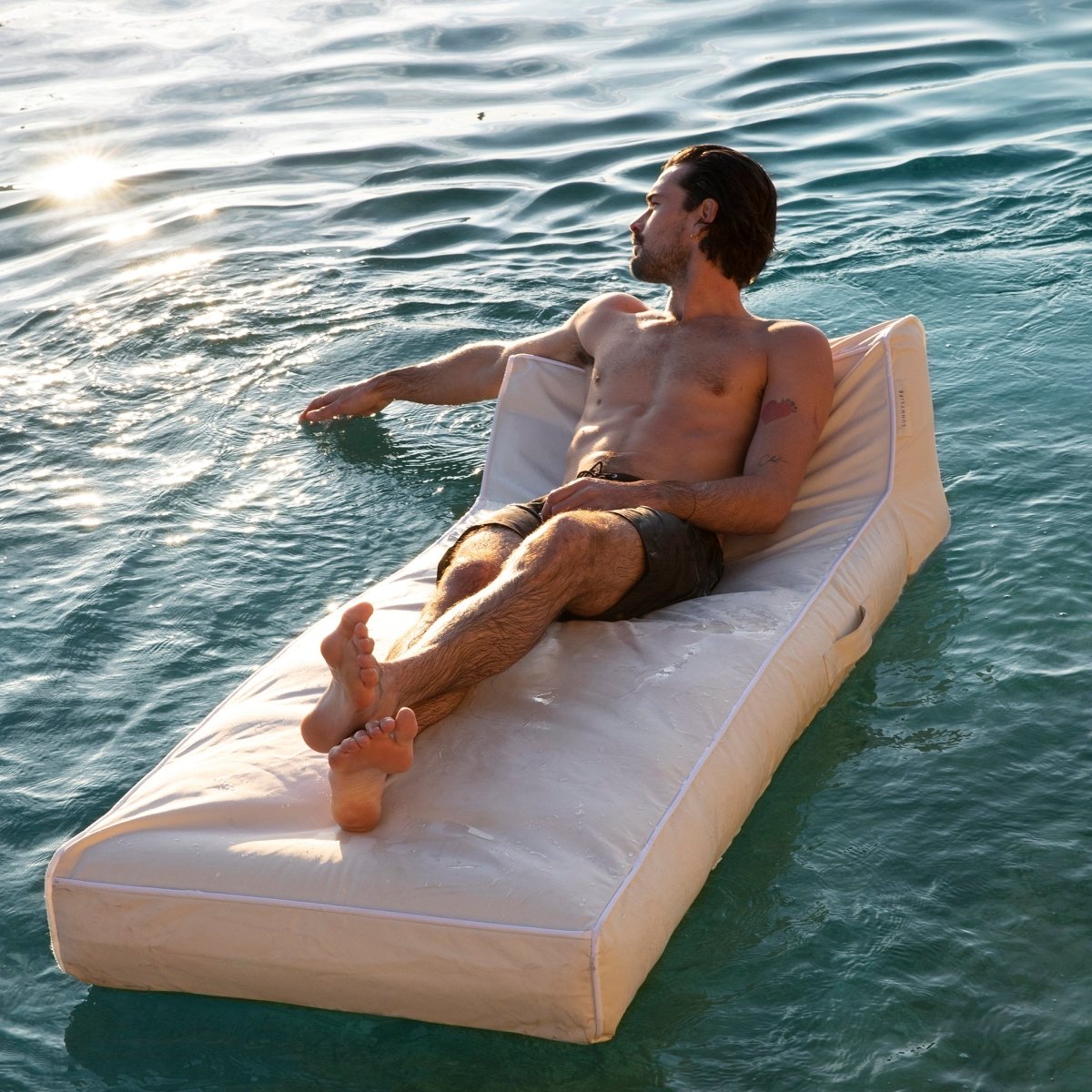 Luxe Lie-On Lounger - Casa Cream