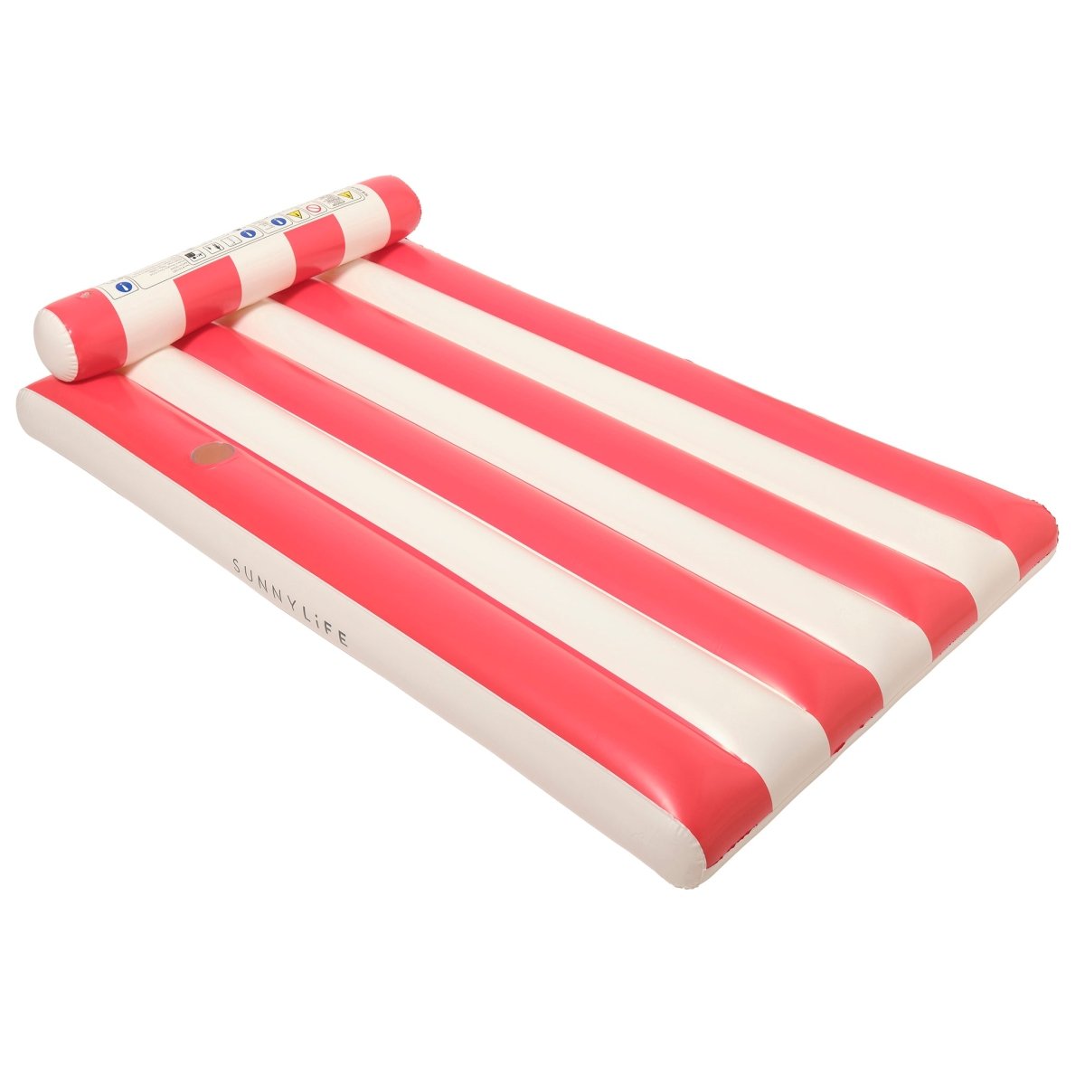 Luxe Lilo - Red Stripe