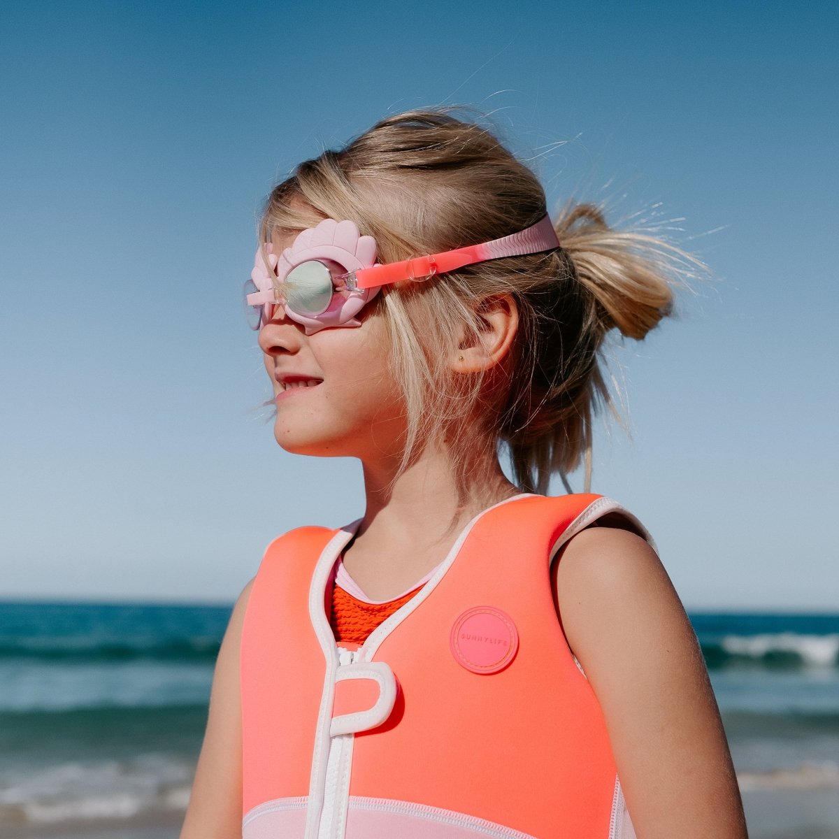 Swimming Goggles - Melody The Mermaid Pink